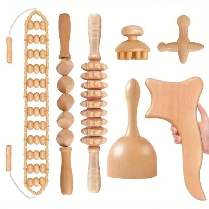 Outils de massage en bois, masseur corporel complet, masseur pour les mains, masseur pour les jambes