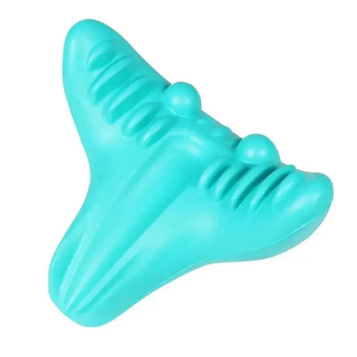 Oreiller de massage cervical portable, pression des doigts par gravité, oreiller de traction pour la