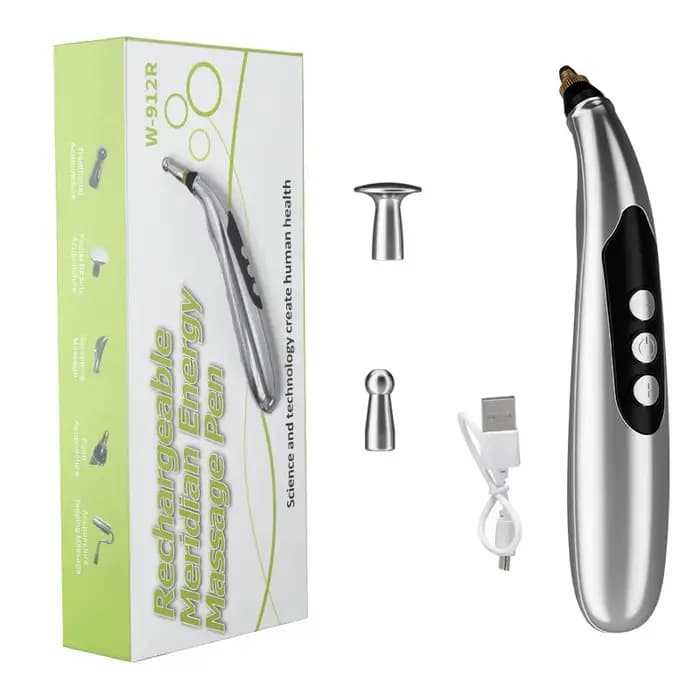 Stylo d'acupuncture électronique rechargeable, masseur de points, stylo de massage thérapeutique, so