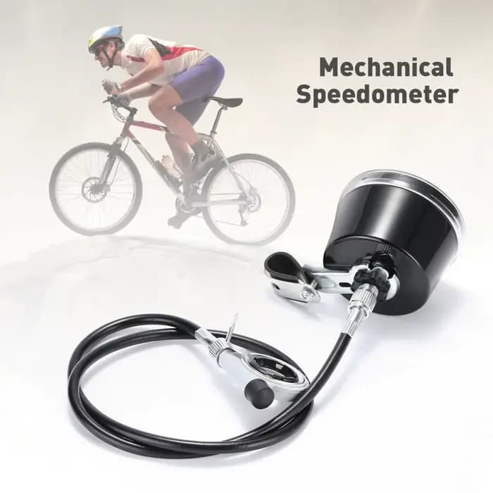 Compteur de vitesse de vélo de style vintage, machine mécanique analogique, odomcirculation avec mat