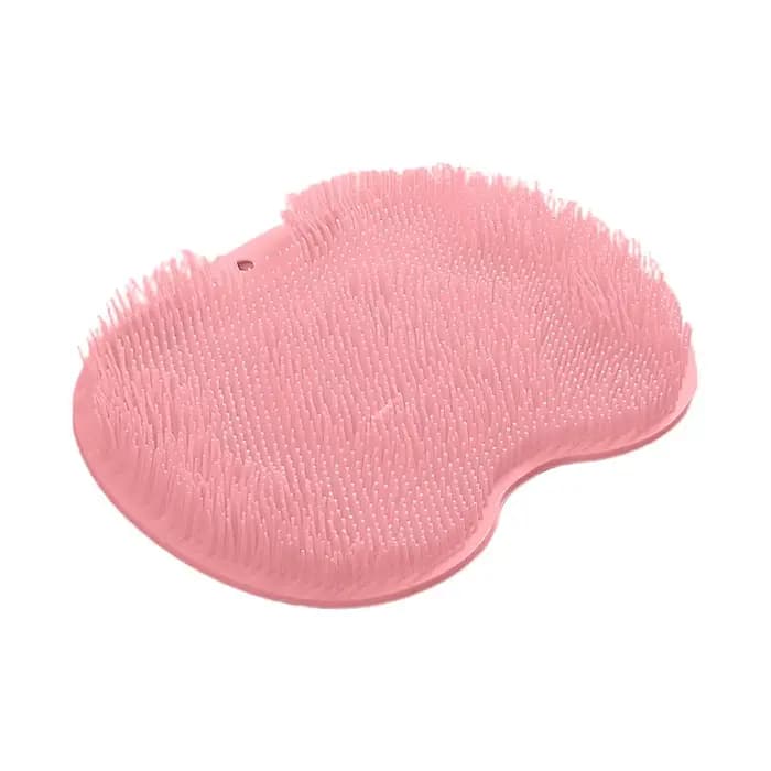 Brosse de massage pour le dos, grattoir exfoliant pour la douche, tapis de bain antidérapant en sili