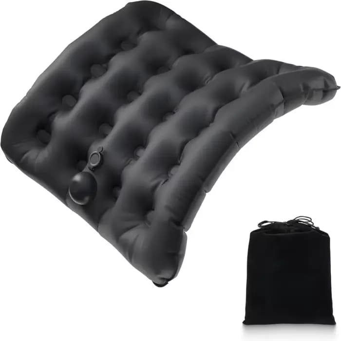 Coussin de chaise gonflable en TPU, rembourré, en velours doux, confortable, antidérapant, pour chai