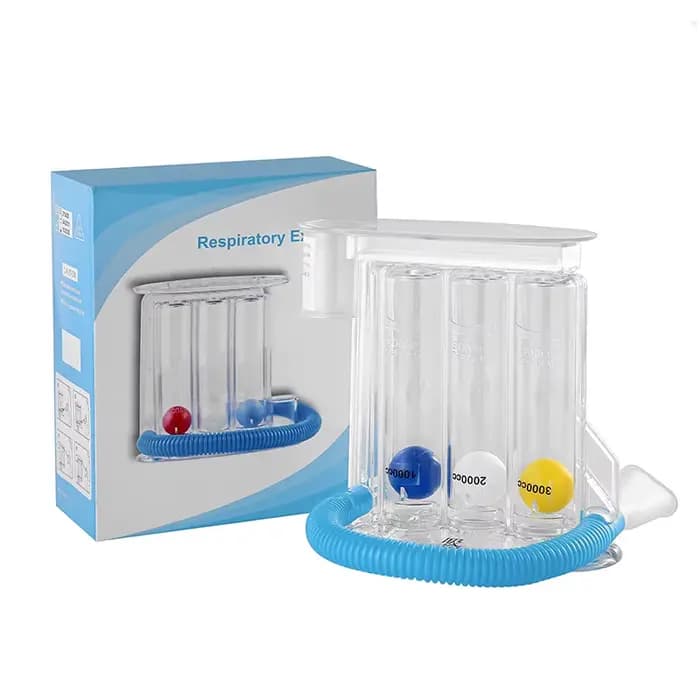 Entraîneur respiratoire à 3 balles, spiromètre, mesure de la capacité pulmonaire, amélioration de la