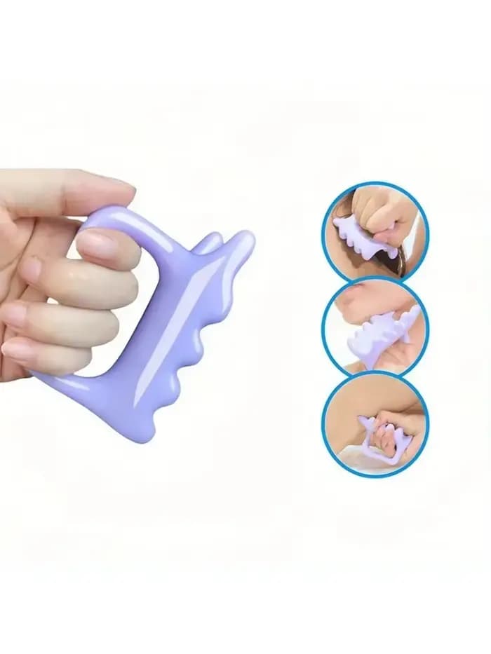 Masseur Gua Sha à double tête, portable pour la colonne vertébrale, les épaules et le dos, massage d