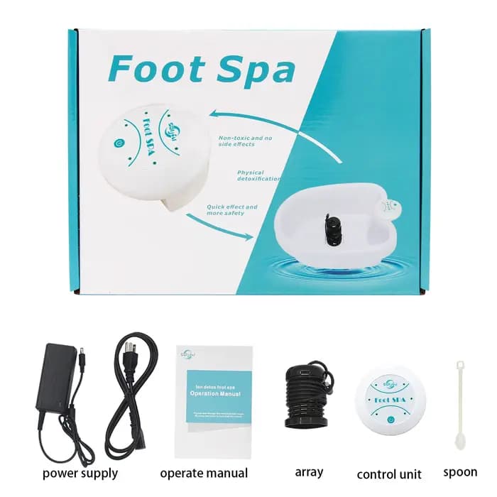 Détox ionique pied Spa bain Machine détoxifurateur Mini bain de pieds ion thérapie de santé nettoyer