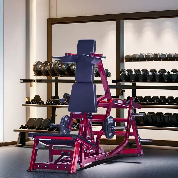 Machine d'entraînement de Squat en V chargée par plaque d'équipement de forme physique d'athlète de 