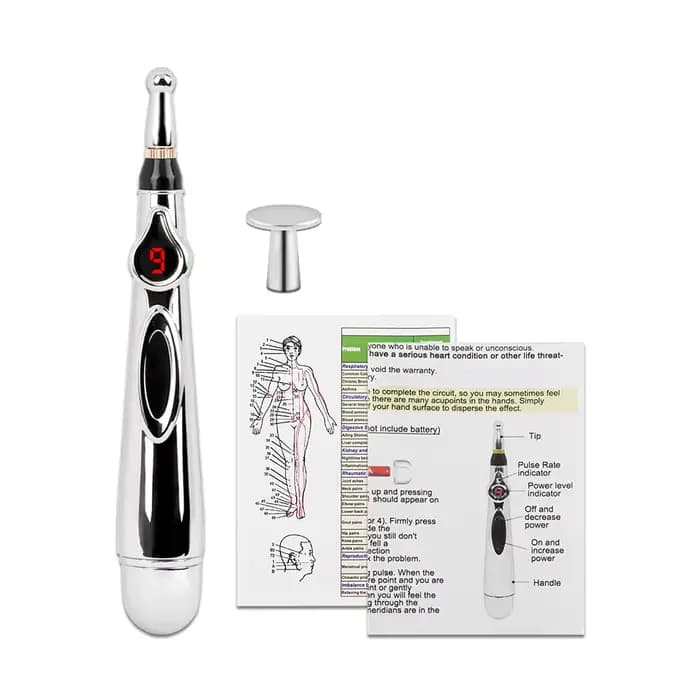 Stylo de Massage électrique méridien, thérapie au Laser, énergie de guérison, stylo d'acupuncture él