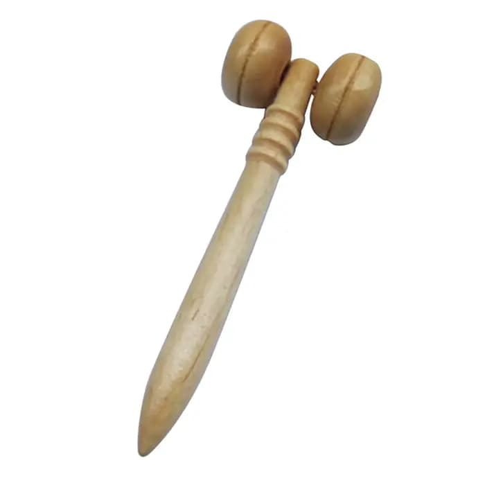Masseur en bois, huile essentielle, bâton de Massage, corps Spa méridien, marteau de Massage, thérap