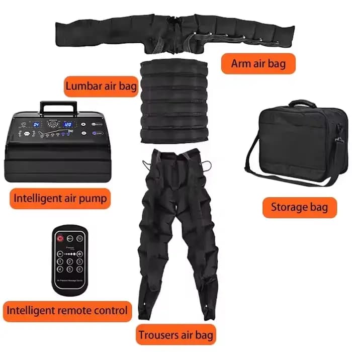 Appareil de pressothérapie à compression d'air pour les pieds, bottes de récupération musculaire des