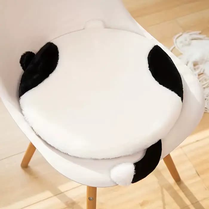 Coussin de chaise en mousse à mémoire de forme, chat de dessin animé, Art déco, doux, lavable, houss