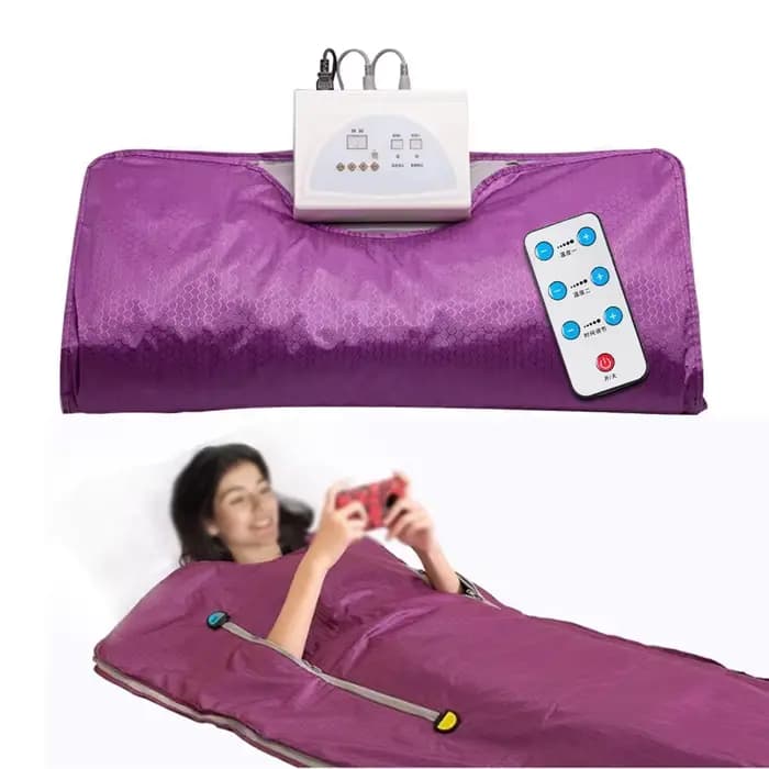 Couverture de sauna avec manches, couverture de sauna thermique numérique, modelant le corps pour la