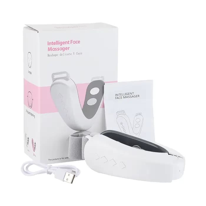 Dispositif électrique de Lifting du visage, Micro-courant, dissolvant de Double menton, masseur Faci