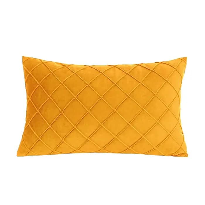 Juste de coussin plissée en velours, taie d'oreiller douce, plissée, classique, nordique, salon, can