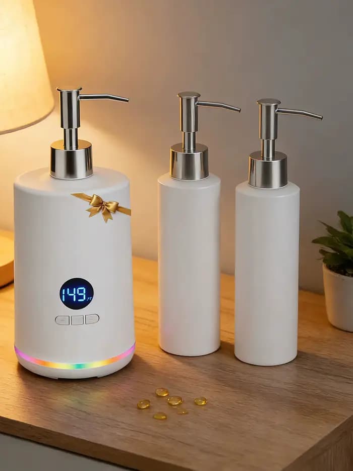 Chauffe-huile de Massage, Lotion, crème, avec affichage LED, Double bouteille, pour Salon de maison,