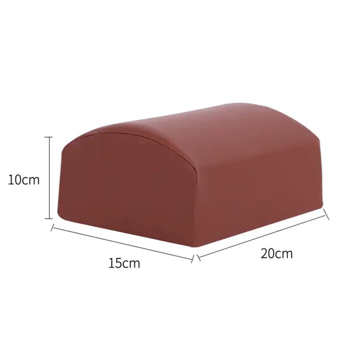 Coussin semi-cylindre en cuir PU, demi-lune, Support d'oreiller cylindrique pour dos, tête, genou, c