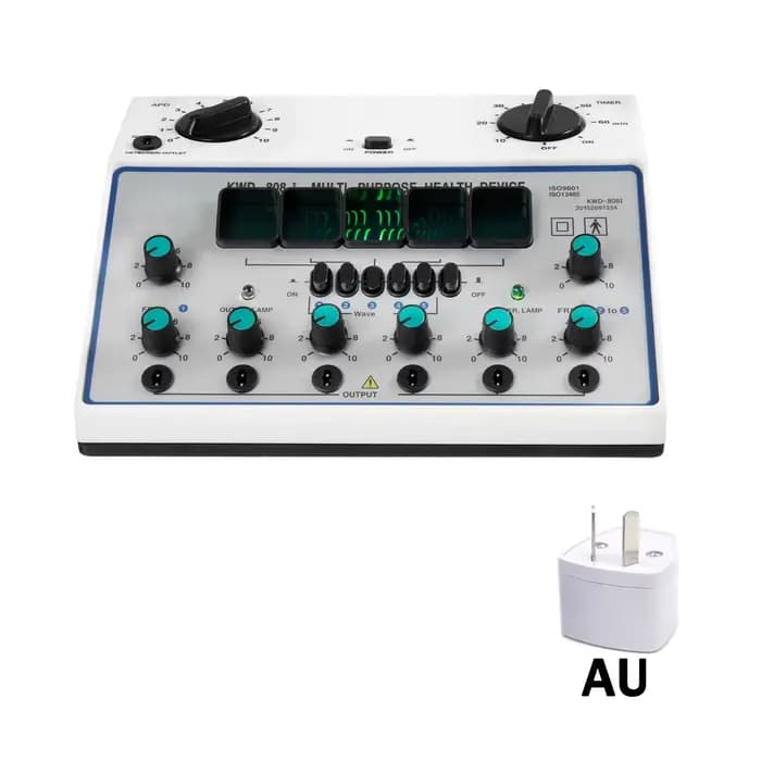 Appareil de massage professionnel par électrothérapie avec 6 canaux de sortie – Stimulateur musculai