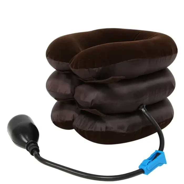 Appareil de traction cervicale, outil de traction cervicale à trois niveaux, gonflable portable, sou