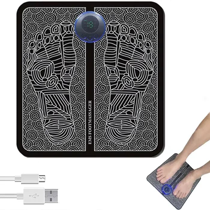 Coussin de Massage des pieds, outil de Massage à semelle électrique, chargement USB, pratique et rap