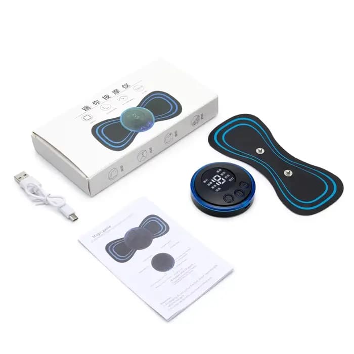 Masseur de cou Mini Massage électrique du cou EMS Patch de Massage des vertèbres cervicales du dos 8