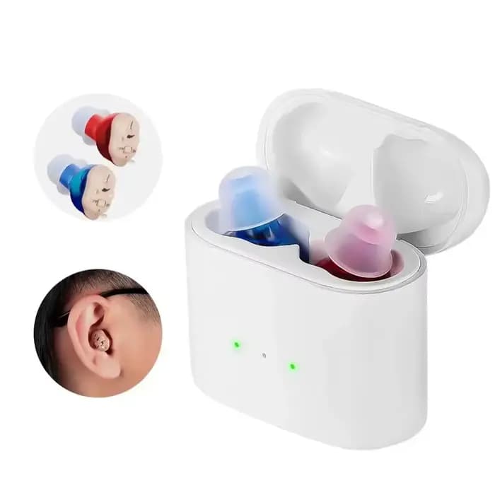 Prothèses auditives rechargeables amplificateur de son sans fil ITE Mini aide auditive Invisible pou