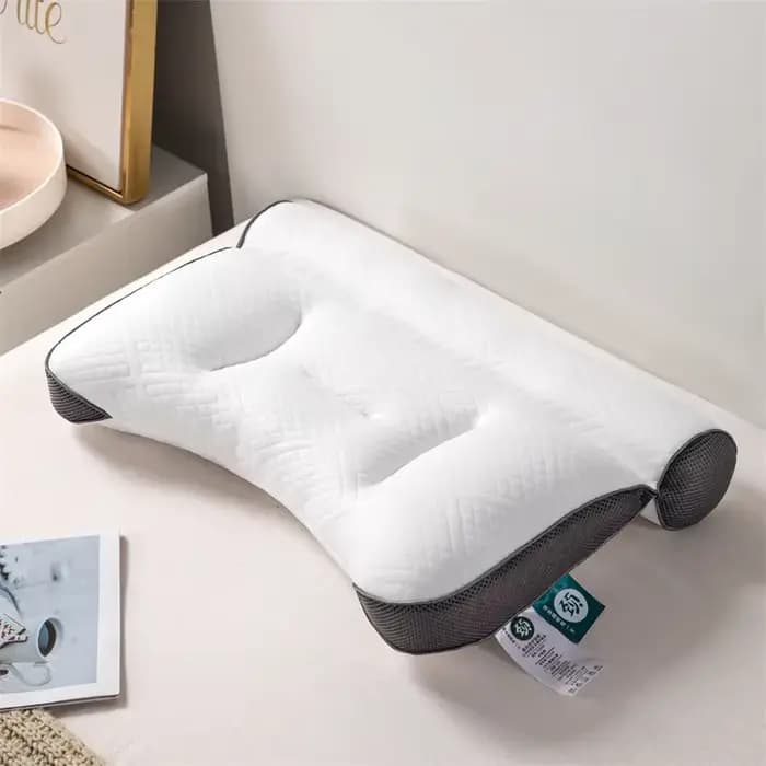 Oreiller cervical Orth4WD, Oreiller cervical, Fibre de soja, Aider à dormir, Protéger le cou, Ménage