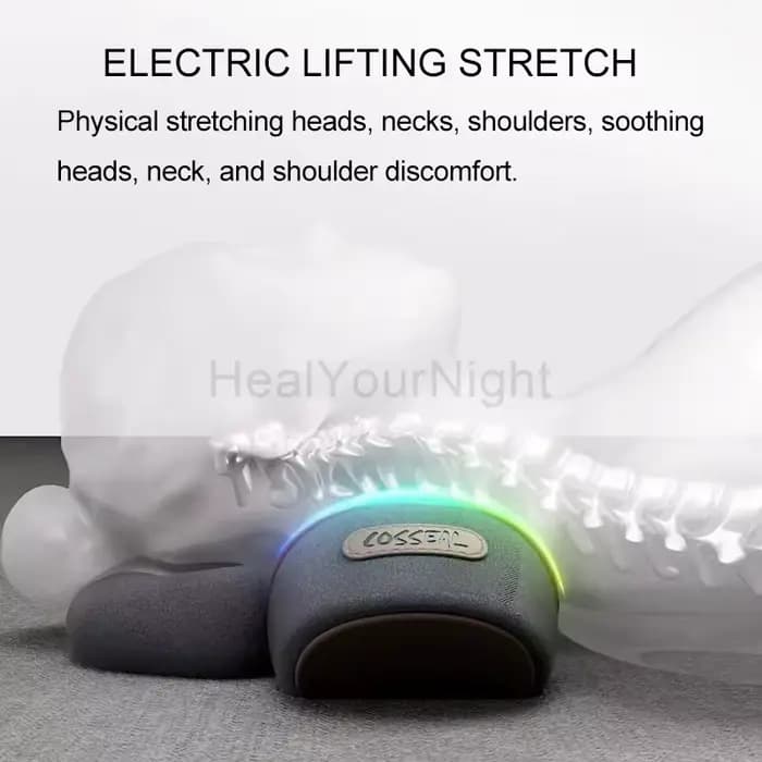 Oreiller électrique de Massage du cou, masseur de cou à vibrations chauffantes, Traction cervicale d