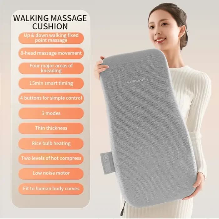 Masseur électrique Shiatsu pour le dos avec chaleur, massage complet du corps, pétrissage du cou, de