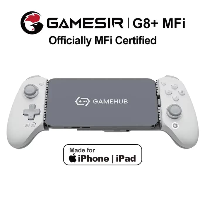 Manette de jeu Gamesir G8+ MFI pour iPhone, iPad mini, téléphone mobile, contrôleur de jeu Type C, c