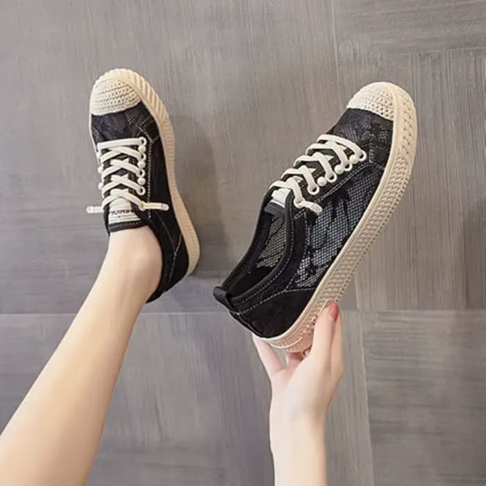 Chaussures plates décontractées pour femmes, en offre, avec Point Chic, chaussures de Tennis basses,