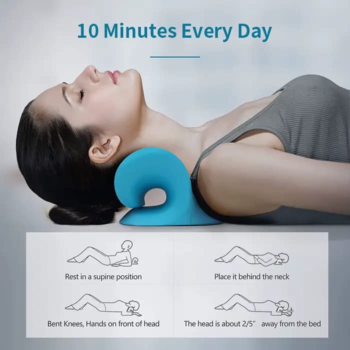 Dispositif de Traction cervicale pour relaxation du cou et des épaules, pour soulager la Tension mus