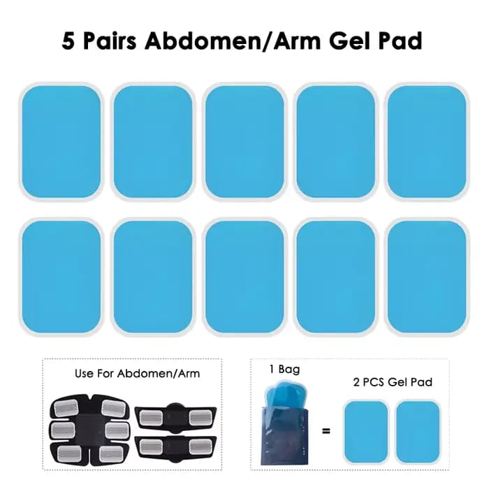 Appareil de massage électrique pour tonifier les muscles, pour les abdominaux, les fesses, les bras,