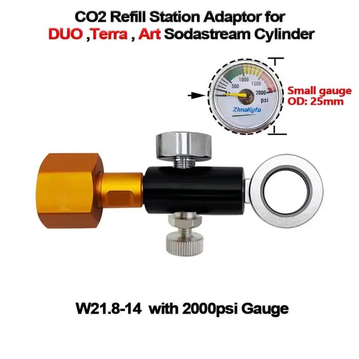 Station d'adaptateur de recharge de remplissage de Charge de CO2 pour fabricants d'eau pétillante, c