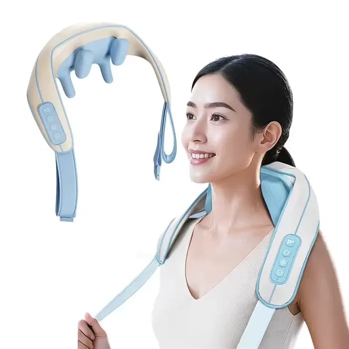 Masseur cervical électrique Haier pour le cou, les épaules et le dos, 3 vitesses, 6D, avec manettes 