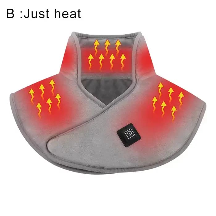 Coussin chauffant électrique pour les épaules et le cou, enveloppement cervical avec compresse therm