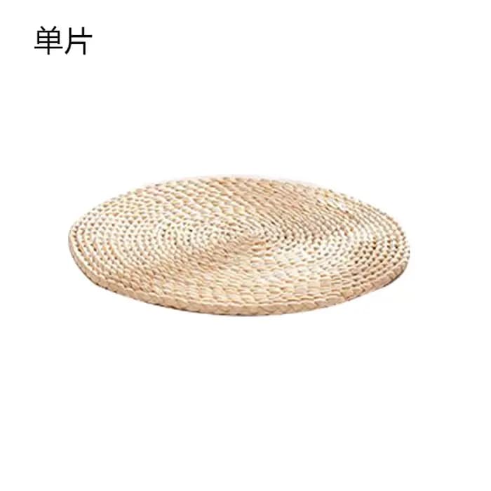 Coussin de Méditation hypothécaire ami Futon, Cercle de Yoga Rond, Tresse de Paille de Maïs, Polymèr