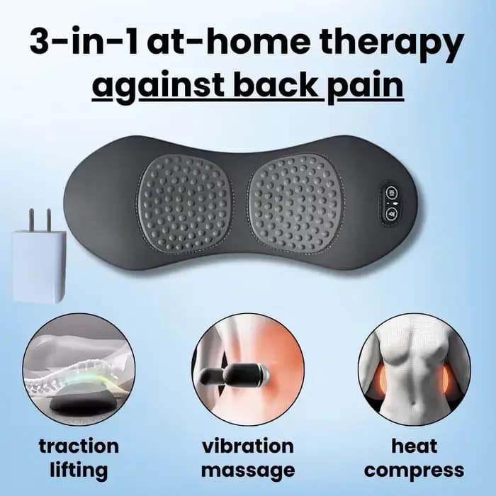 Okayso masseur de dos 3 en 1 avec lit de soulagement dormir Shiatsu tissus profonds Portable épaule 
