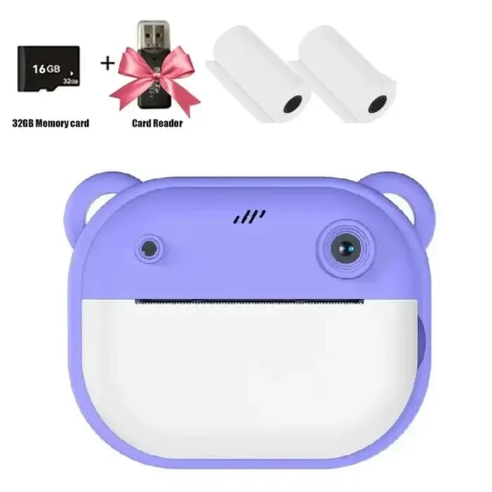 Appareil photo numérique pour enfants, impression instantanée, caméra à impression thermique, impres