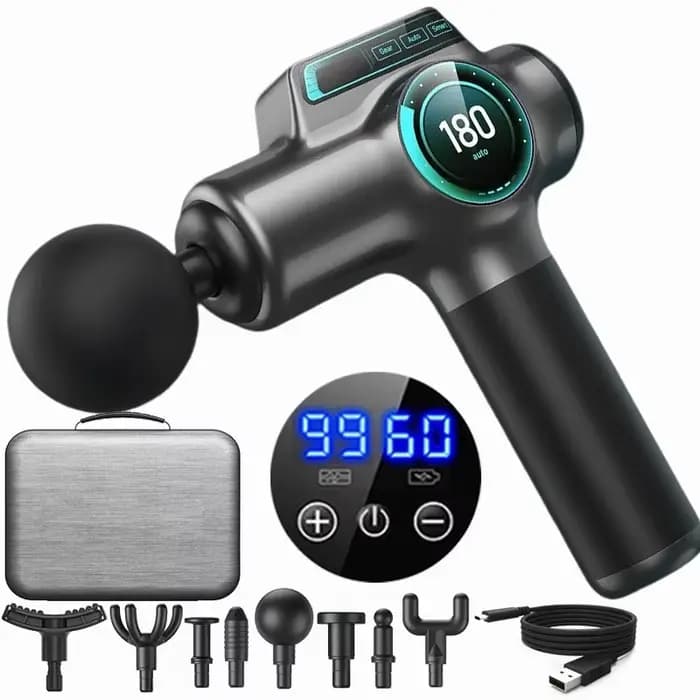 Pistolet de Massage musculaire professionnel à 99 vitesses, masseur pour le cou et le dos, Instrumen