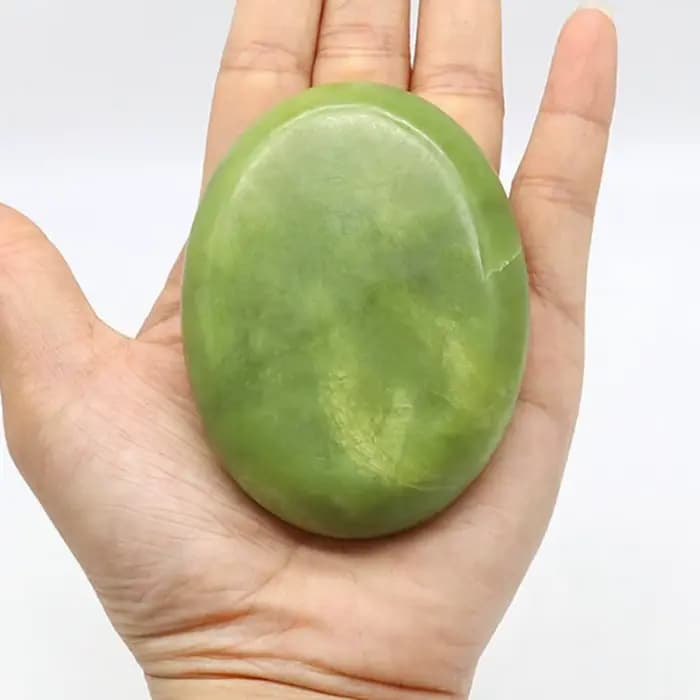 Pierres chaudes Massage Pierres de jade Olivine pour massages relaxants essentiels