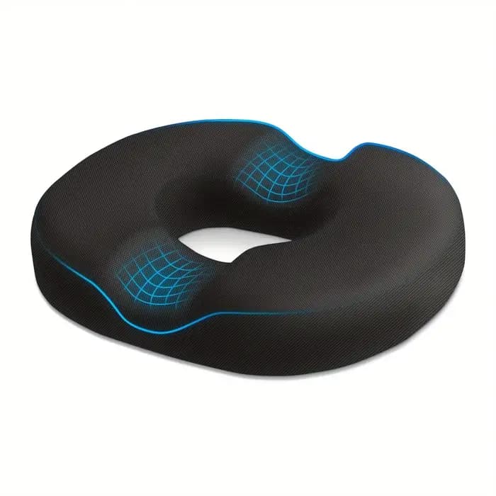 Coussin de siège oreiller beignet pour hémorroïdes, sciatique, hanche et coccyx, coussin de chaise d