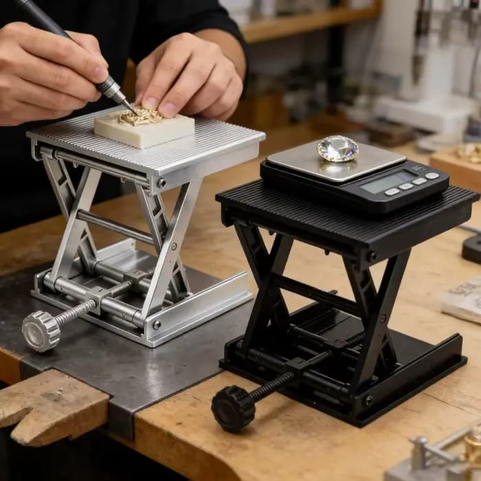 Support de levage pour machines à graver sur bois, tables élévatrices en plastique, plate-forme de Construction, expérience, Support horizontal