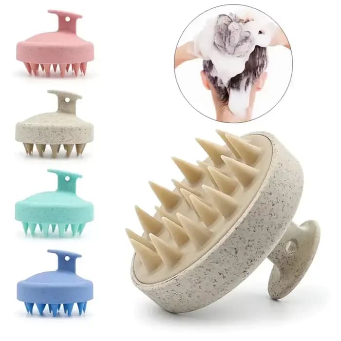 Brosse à shampoing en Silicone