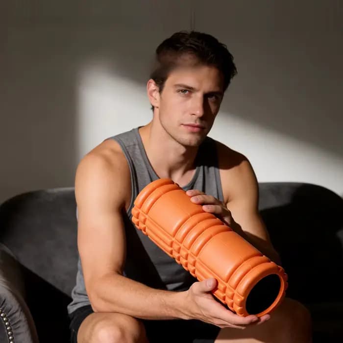 Rouleau de massage en mousse pour yoga
