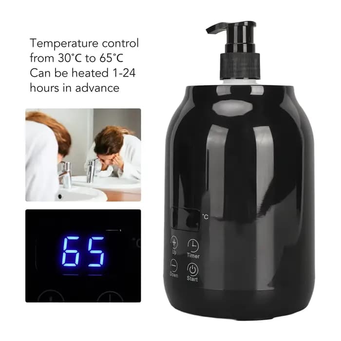 Chauffe-bouteille d'huile de Massage chauffe-huile essentielle affichage LED température ajuster