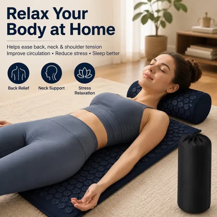 Tapis de massage Shiatsu à picots pour acupression