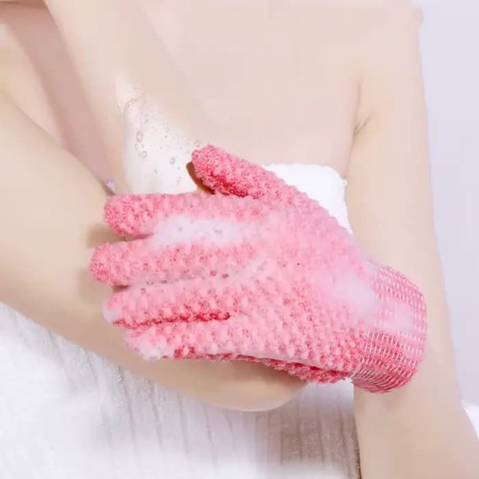 2 pièces gants de bain Peeling