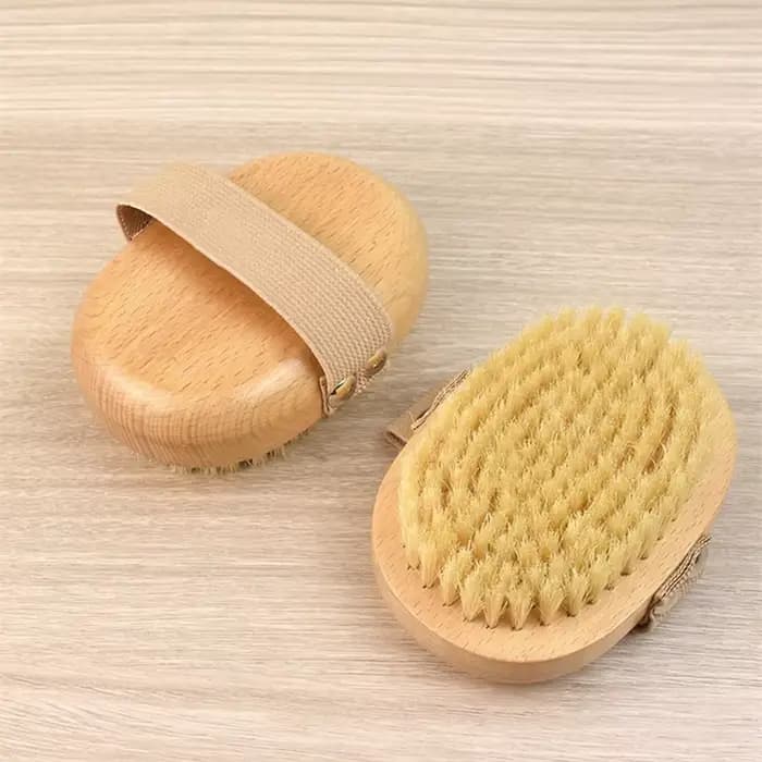 Brosse corporelle en bois pour SPA