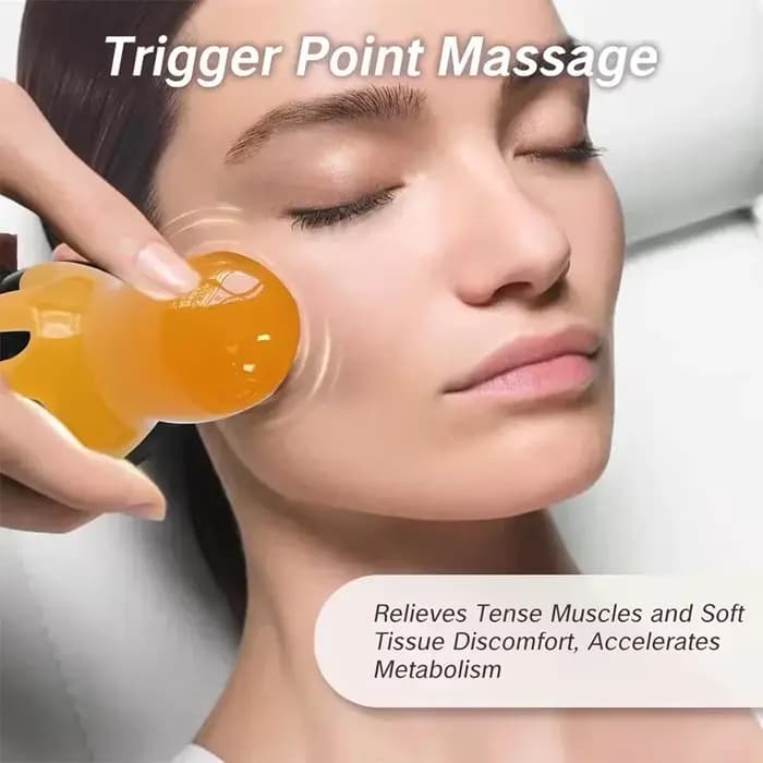 Tête de poulpe ergonomique en résine Gua Sha
