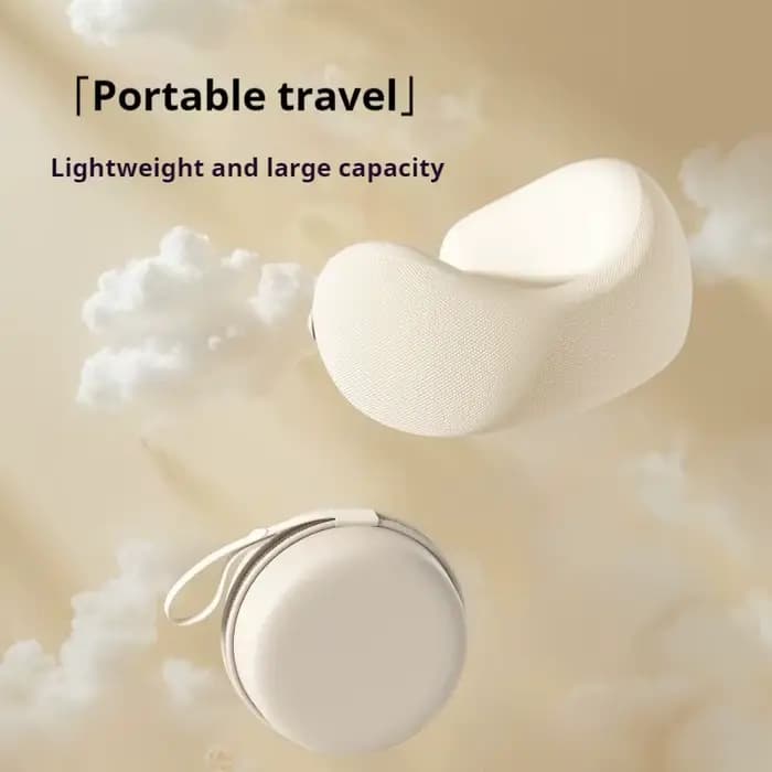Coussin de cou en mousse à mémoire de forme en forme de U, oreiller de voyage doux pour soins de santé, oreiller cervical pour avion