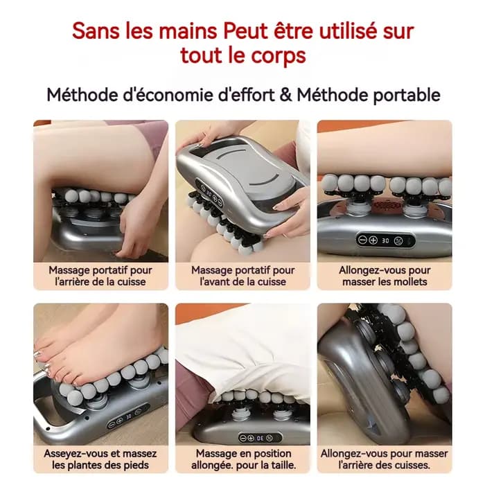 Pistolet de massage professionnel 42 têtes